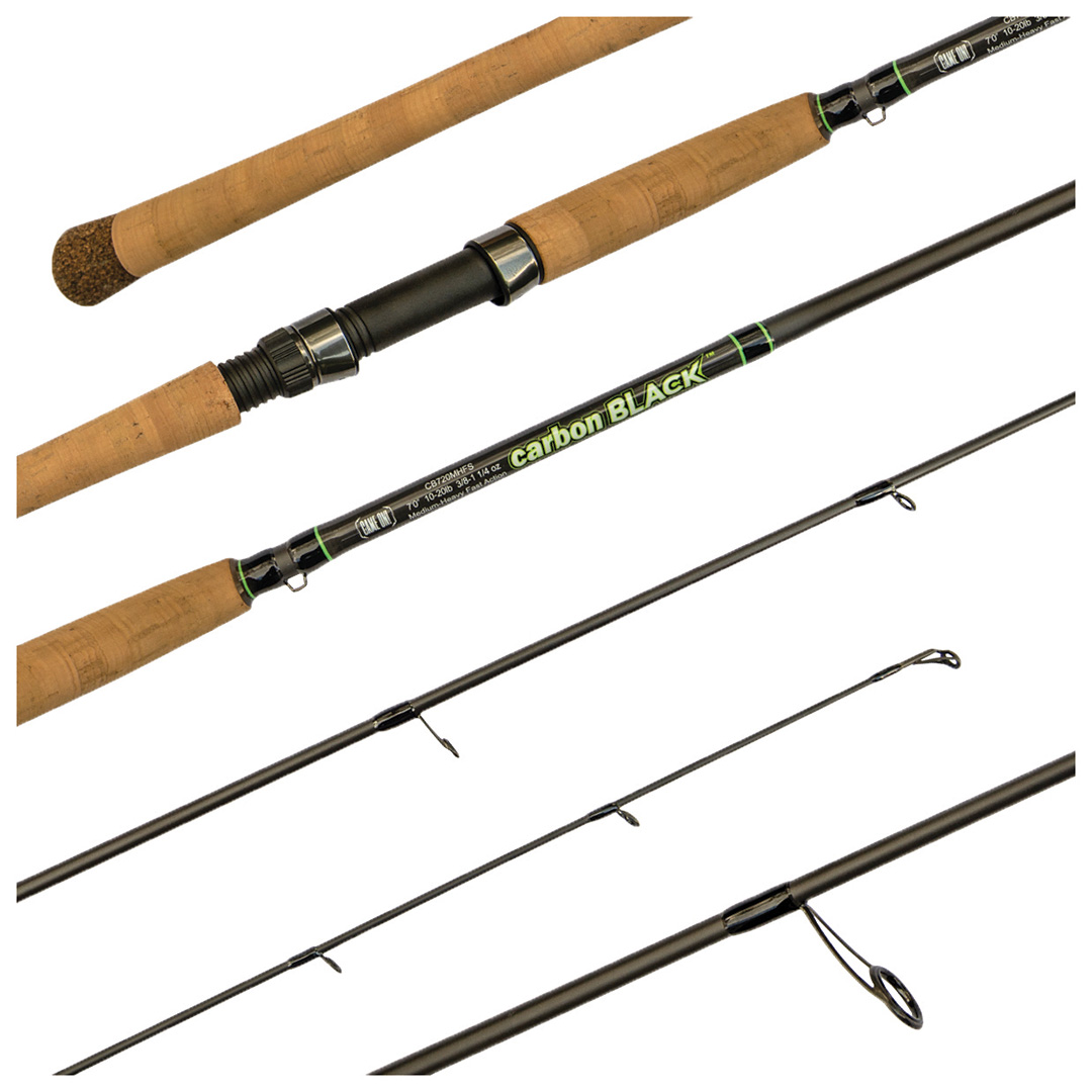 Game On! Carbon Black Inshore Rods
