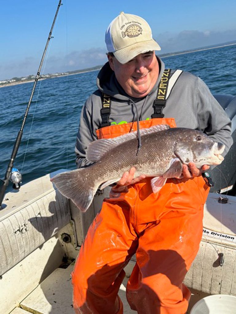George from Red Top jigged up this nice tautog