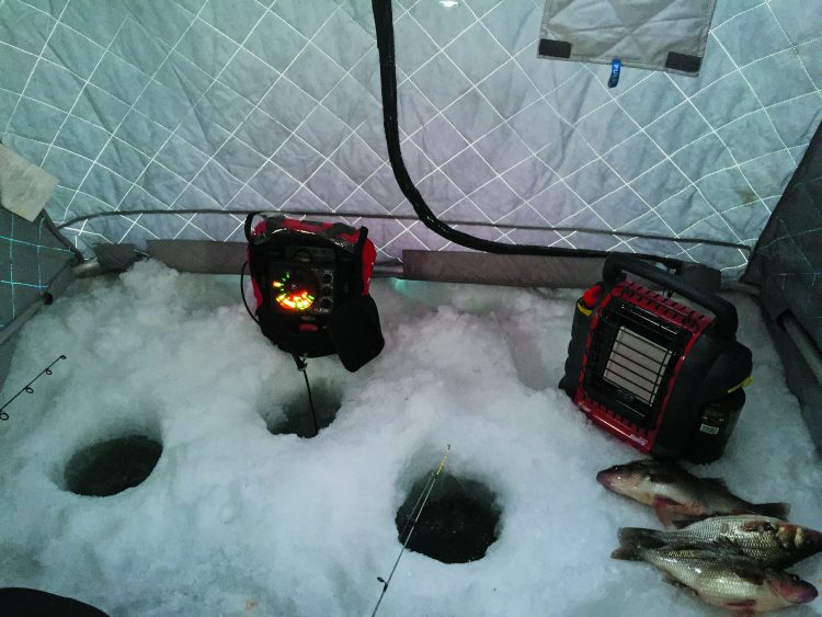 Electronics play a vital role in finding and staying on schools of white perch.
