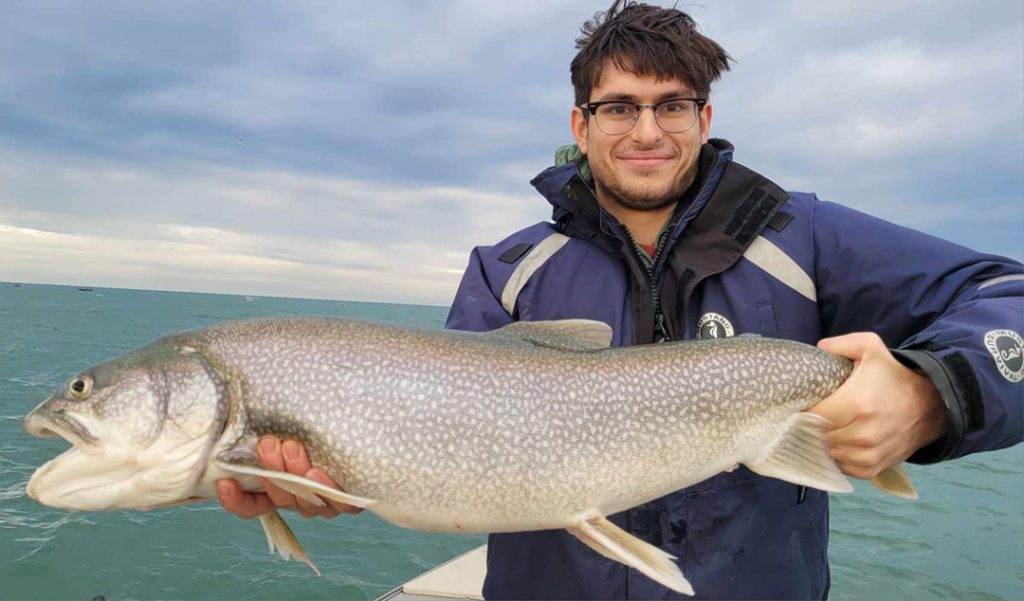 Justin French lake trout