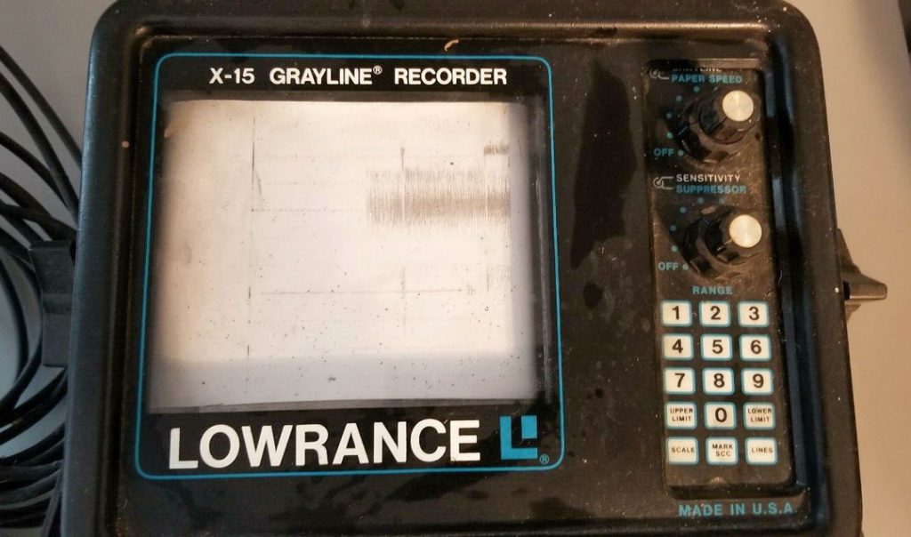 Lowrance X15 paper graph