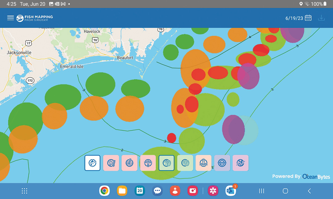 SiriusXM Marine Fish-Mapping Subscription